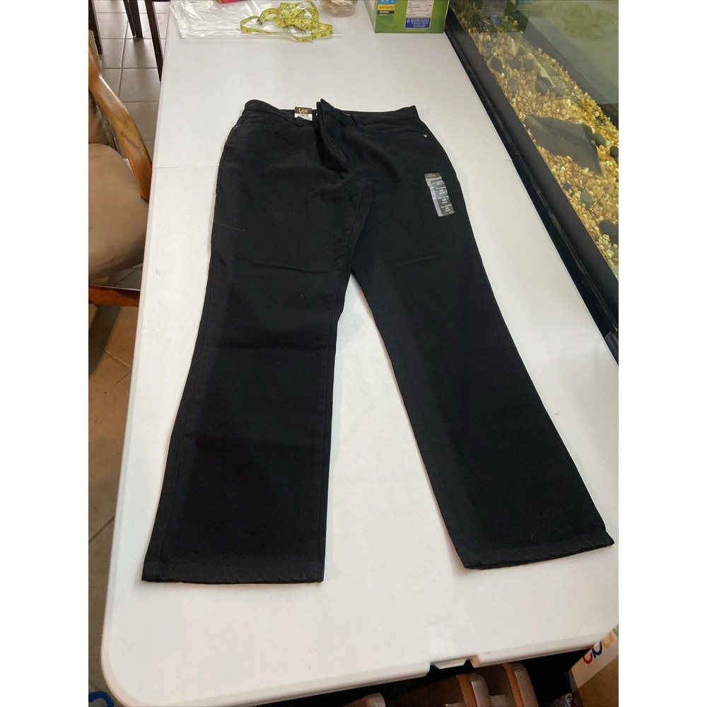 Lee Jeans Size 10 Petite Inseam 29 Black Womens